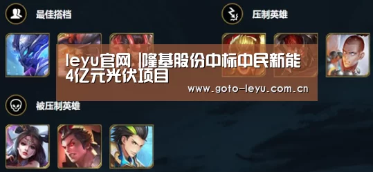 leyu官网 |隆基股份中标中民新能4亿元光伏项目(图2) 登录入口